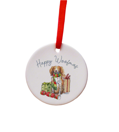 Sprocker Ceramic Circle Decoration